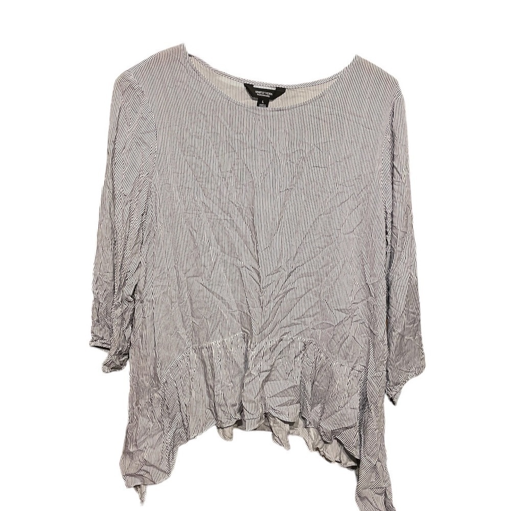 Simply Vera Vera Wang‎ Stripe Shirt